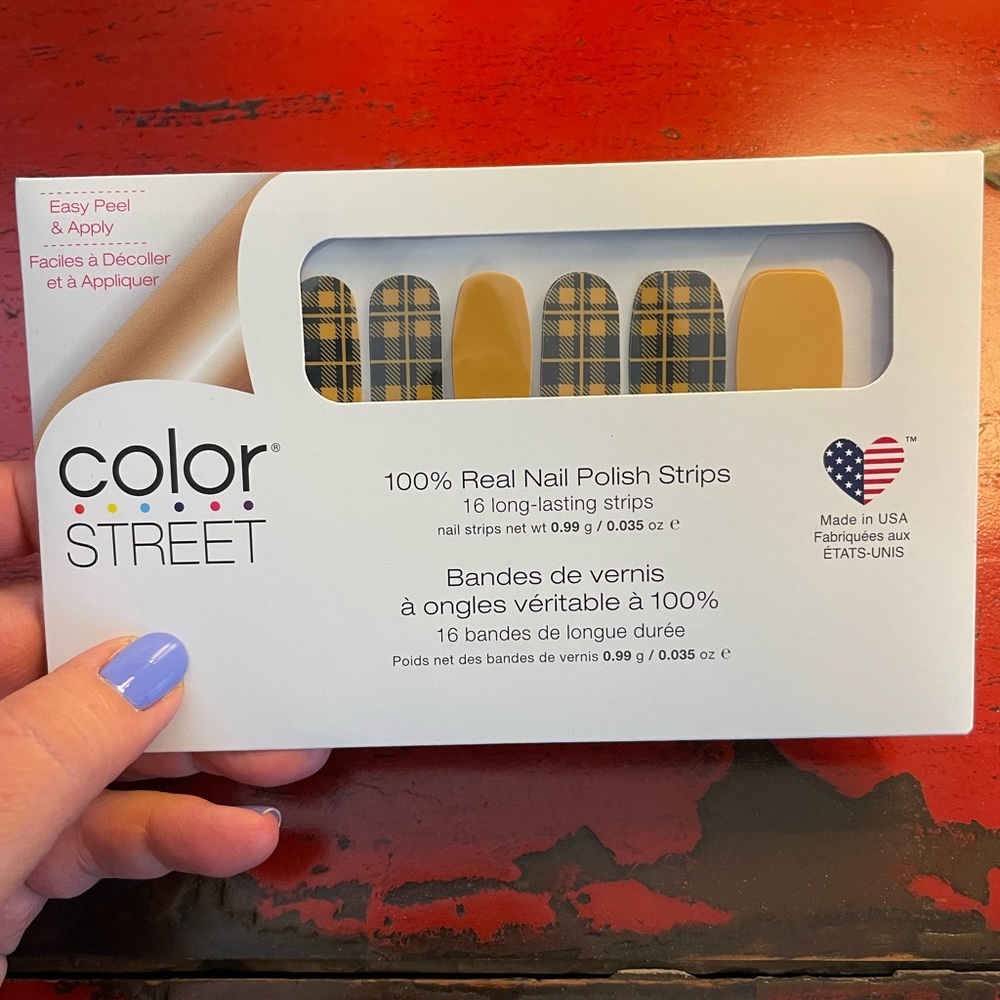 NIB Color Street Breaking Plaid